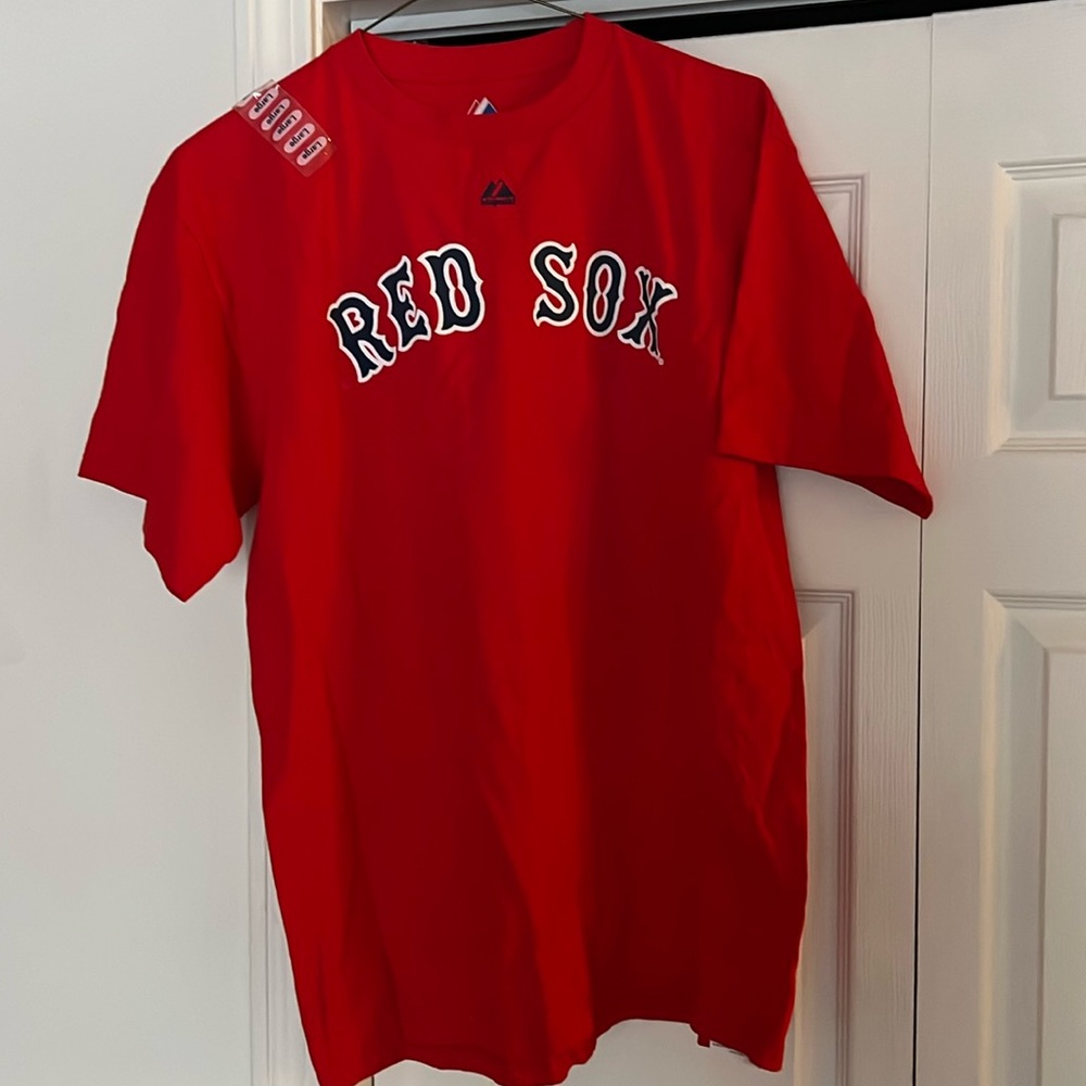 Boston Red Sox Adult T shirt - Dustin Pedroia